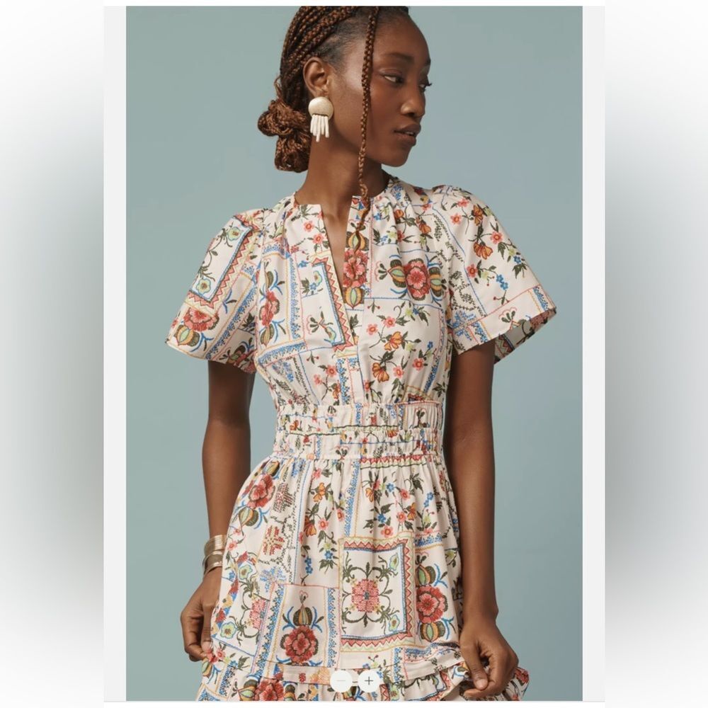 Anthropologie The Somerset Maxi Dress OYSTER - Picture 3 of 7